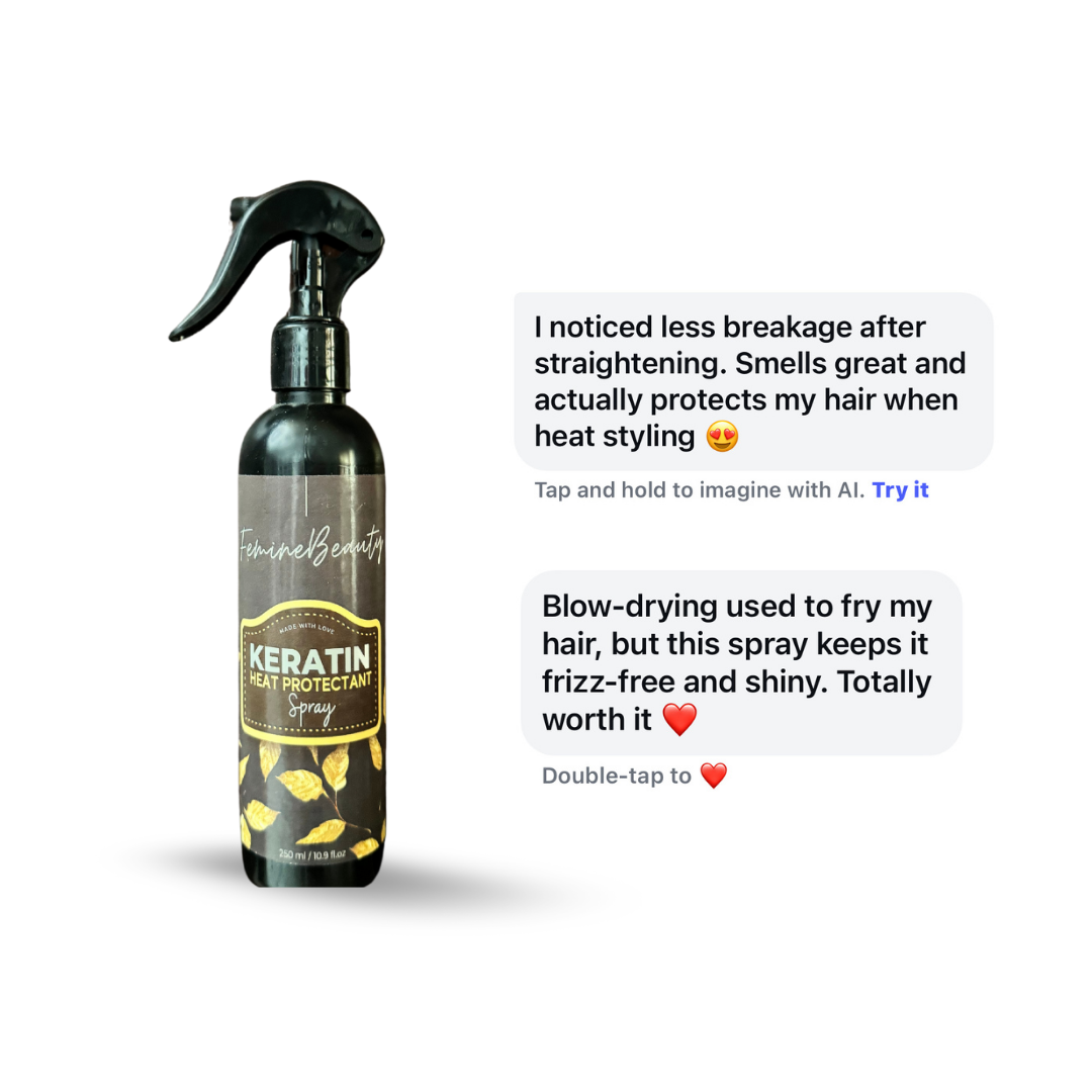 Keratin Heat Protectant (For Exrta Dry & Brittle Hairs)