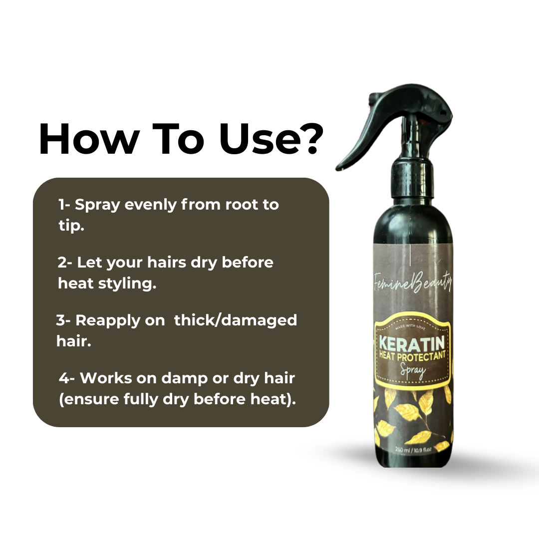 Keratin Heat Protectant (For Exrta Dry & Brittle Hairs)