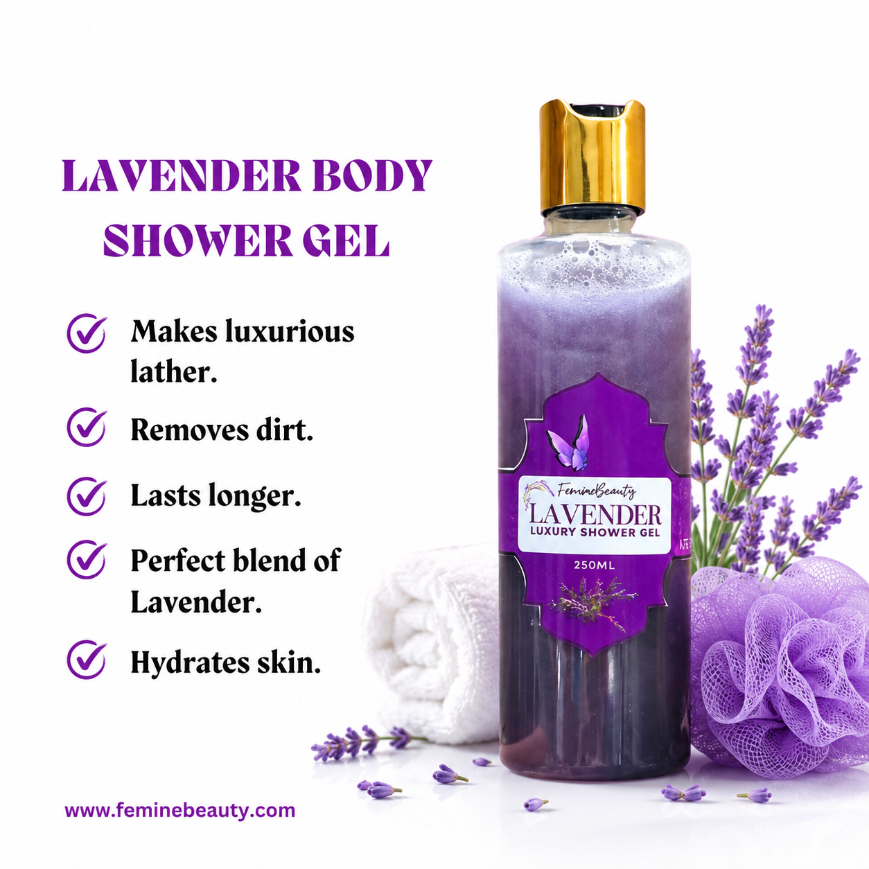 Lavender Luxury Shower Gel