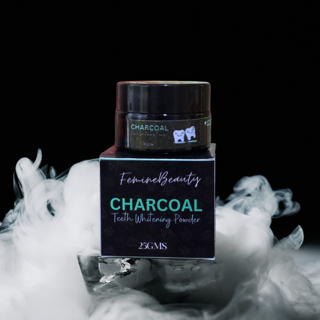 Charcoal teeth whitening powder