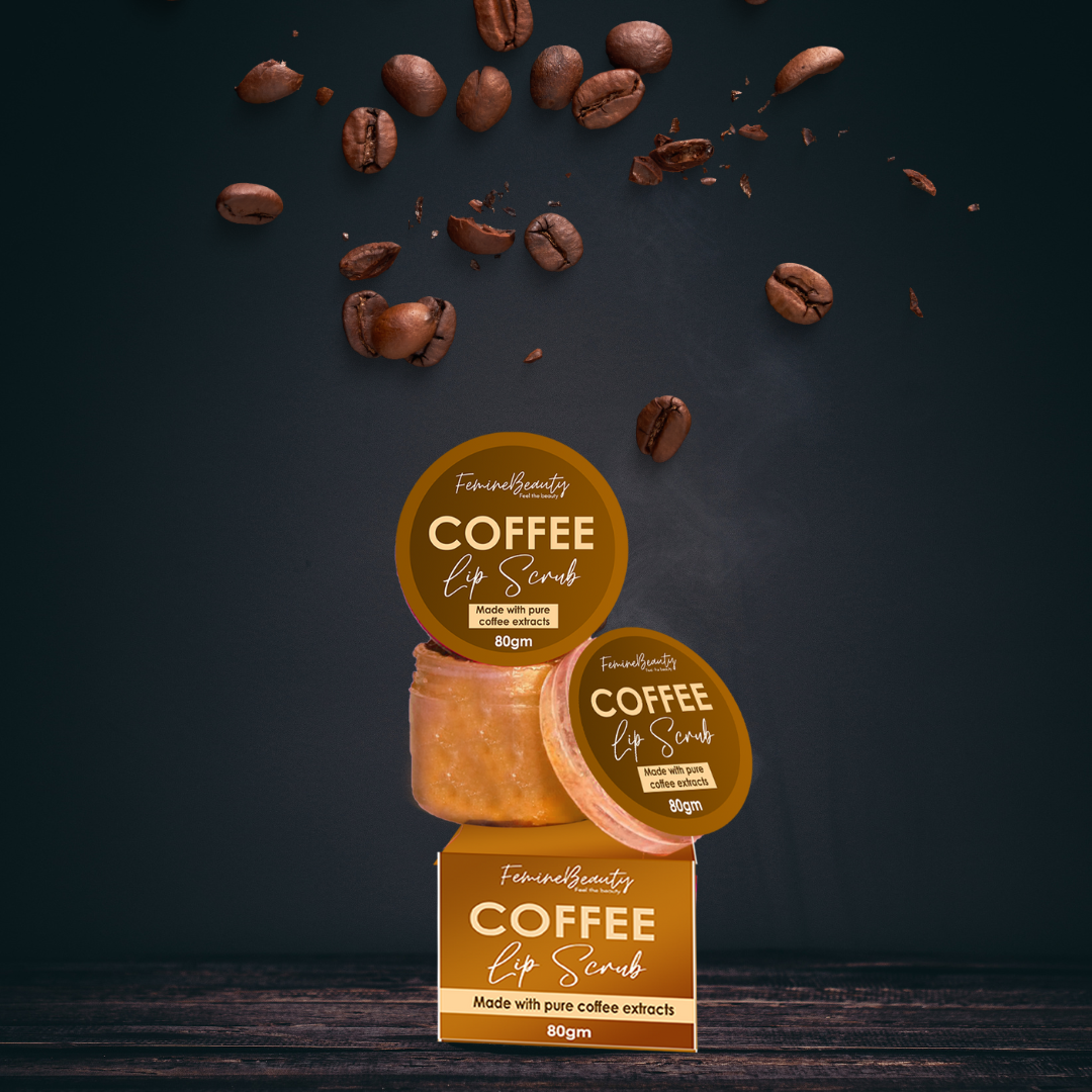 Coffee lip scrub