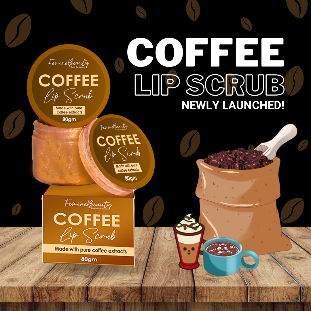 Coffee lip scrub