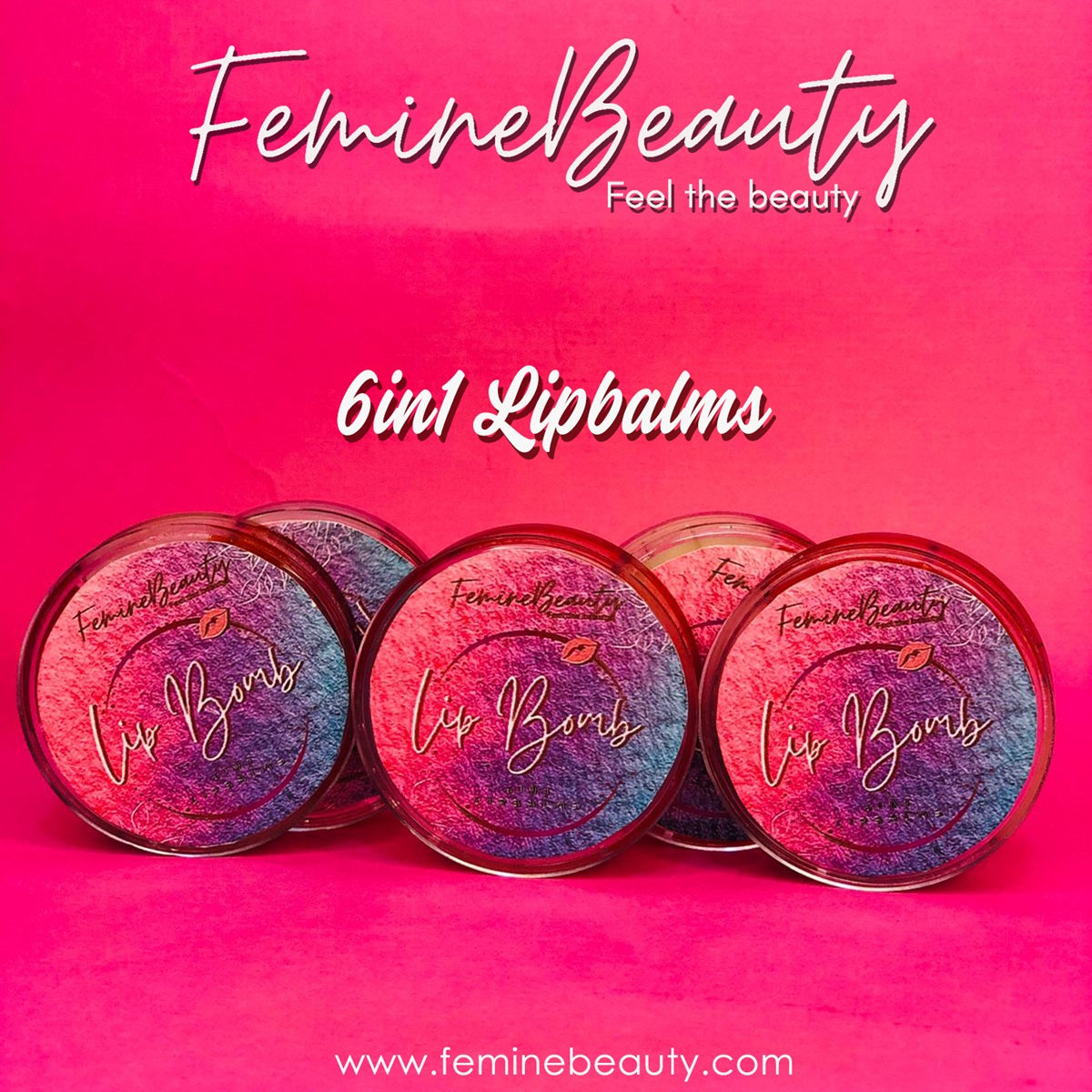 Lip bomb ( 6 in1 Lip balm)