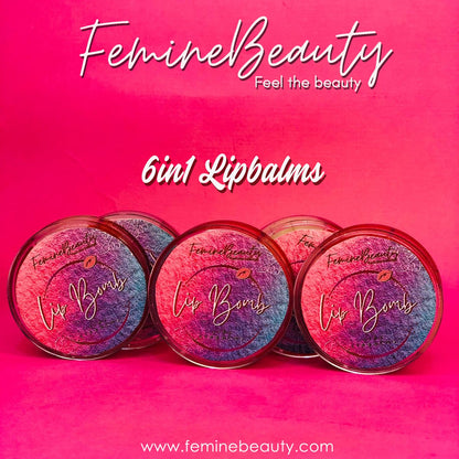 Lip bomb ( 6 in1 Lip balm)