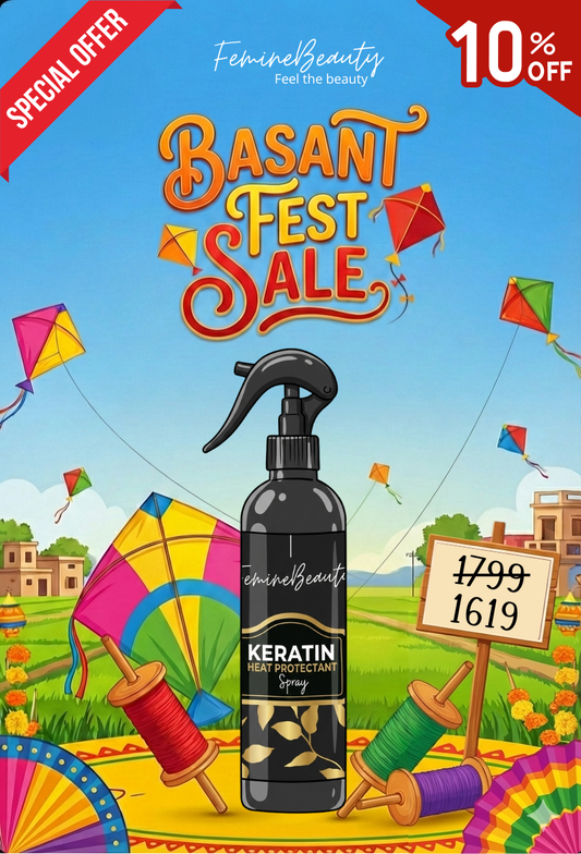 Keratin Heat Protectant (For Exrta Dry & Brittle Hairs)