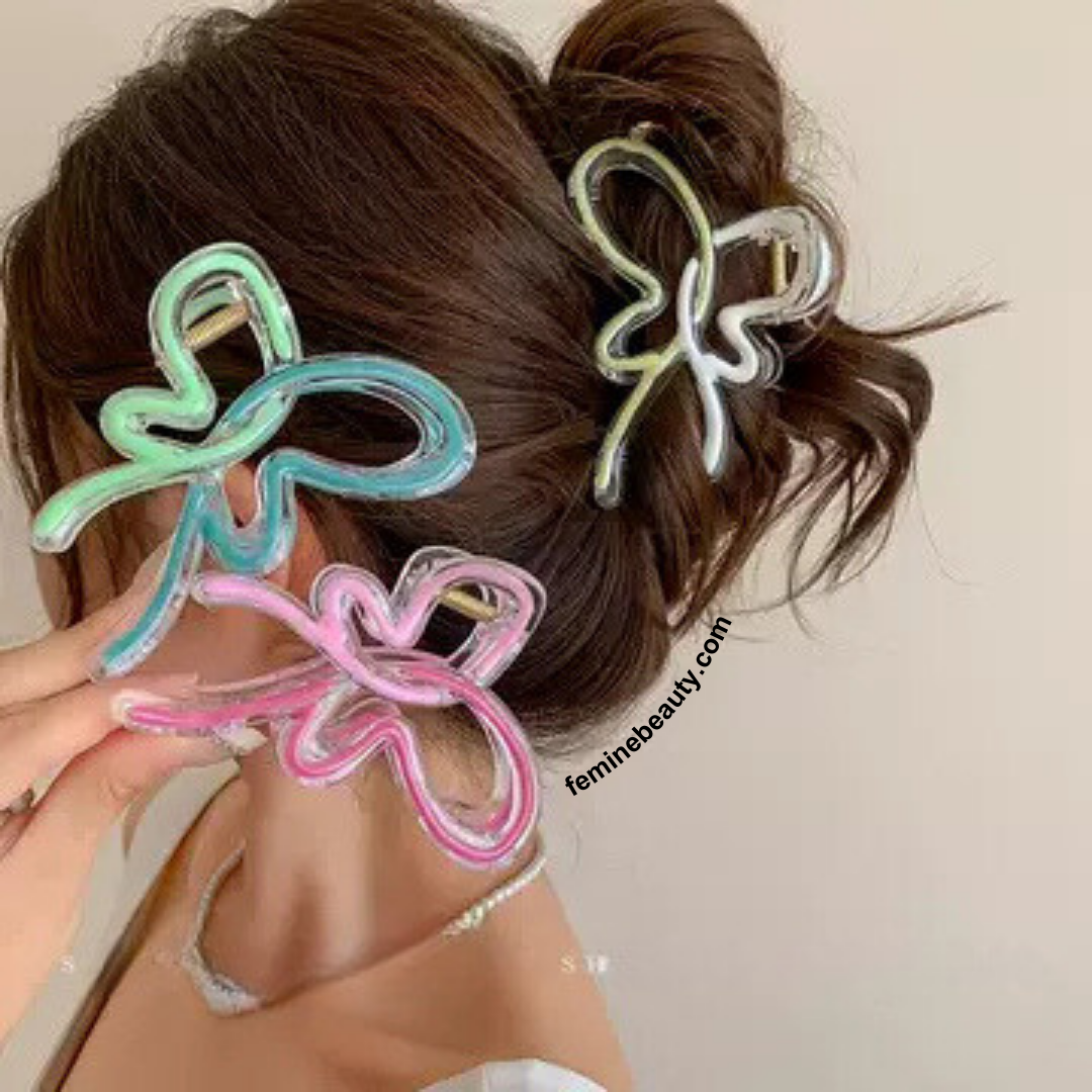 Butterfly hair claw