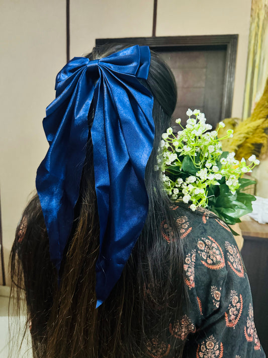 Silk hair bows