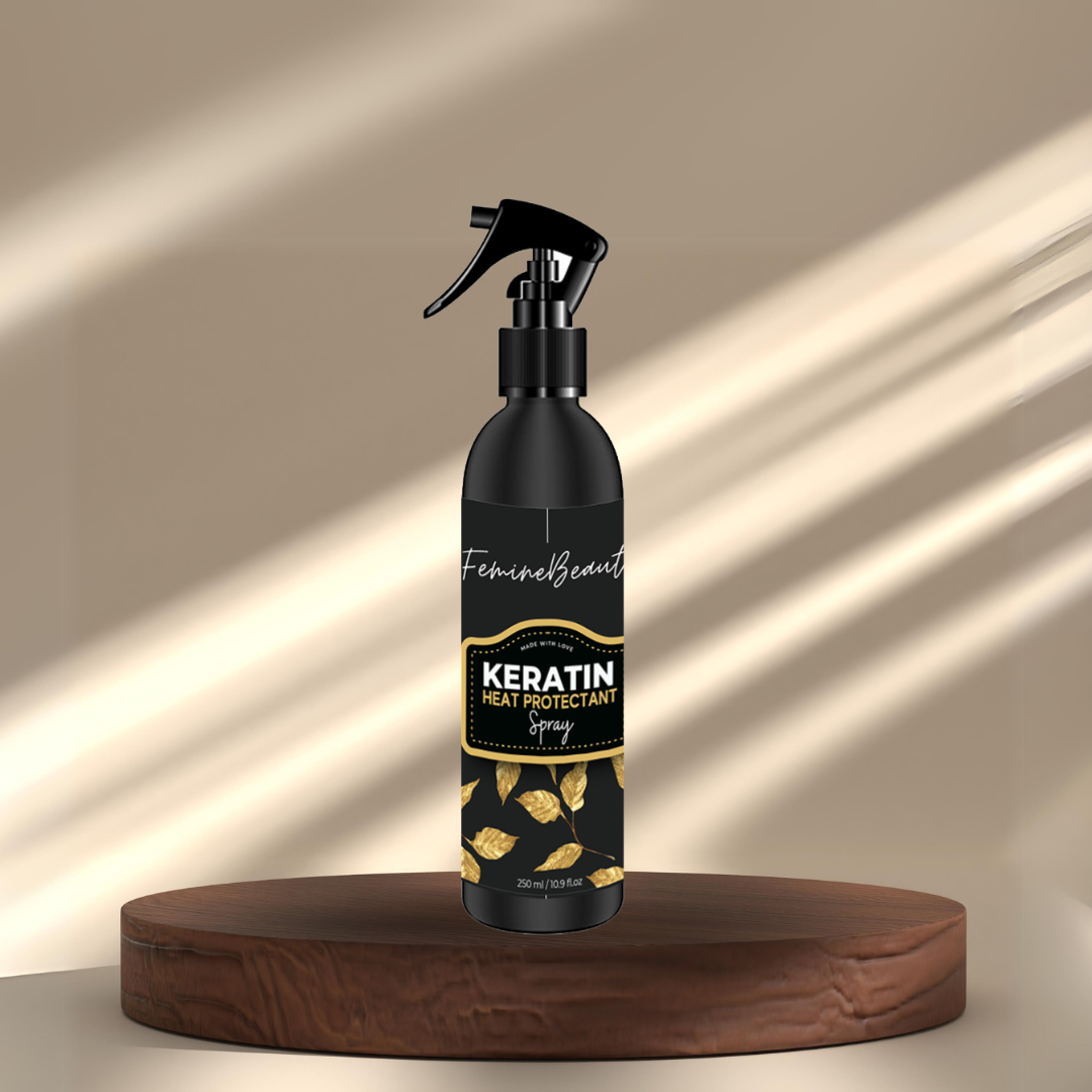 Keratin heat protectant