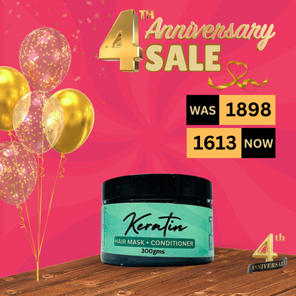 Keratin Hair Mask & Conditioner - 300gms