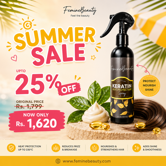 Keratin Heat Protectant (For Exrta Dry & Brittle Hairs)