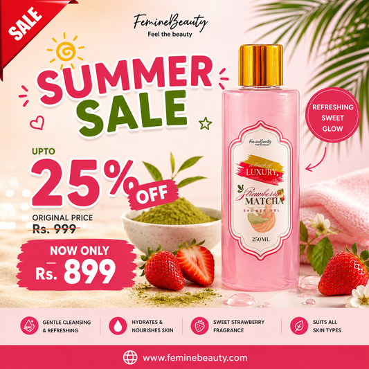 Strawberry Matcha Showergel