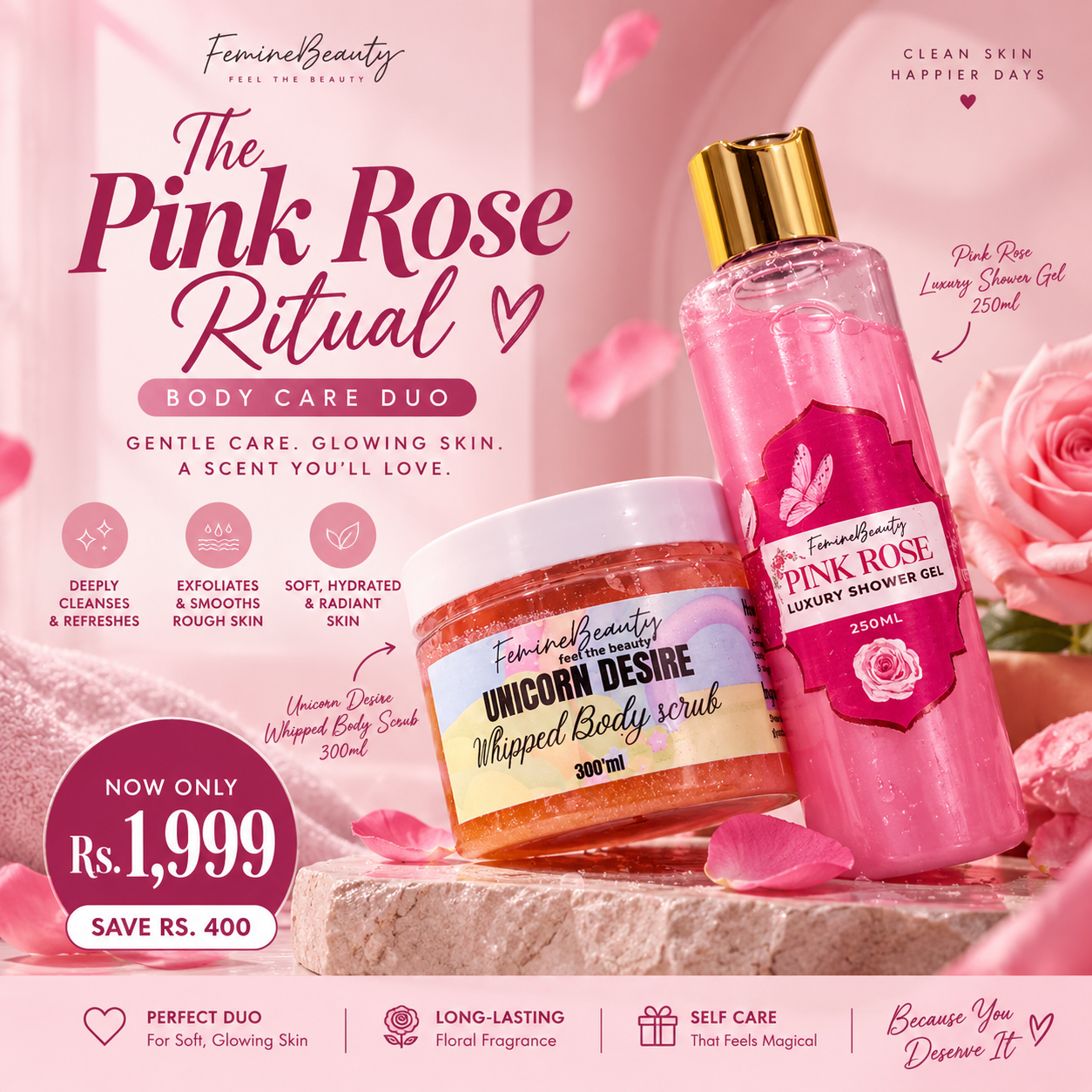 The Pink Rose Ritual Duo