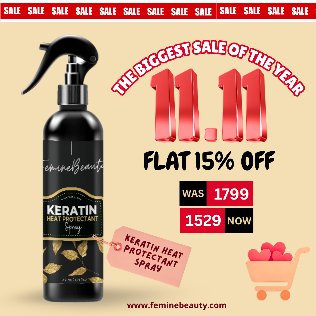 Keratin Heat Protectant (For Exrta Dry & Brittle Hairs)