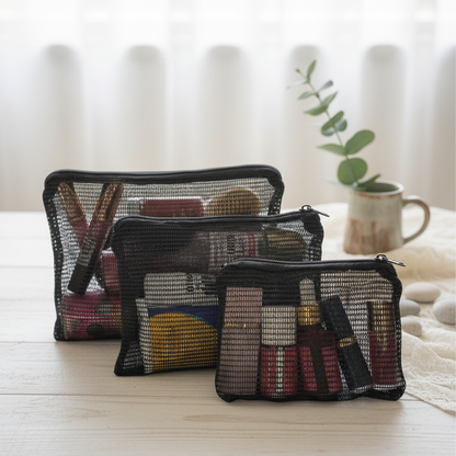 Travel friendly pouches