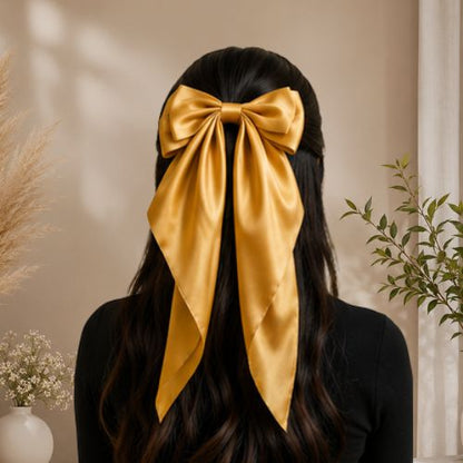 Silk hair bows