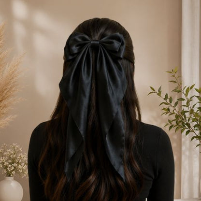 Silk hair bows