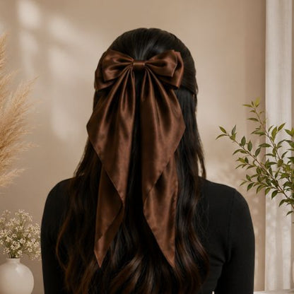 Silk hair bows