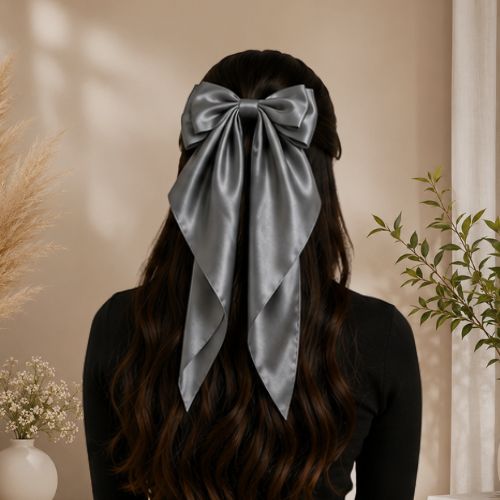 Silk hair bows