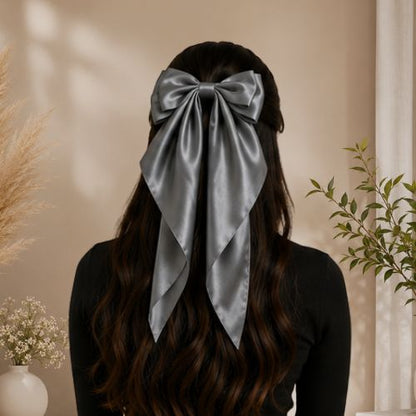 Silk hair bows