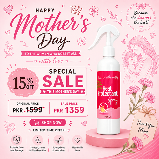 Heat Protectant Spray (For Dry Hairs)