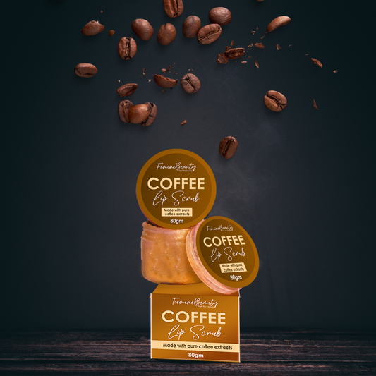 Coffee lip scrub