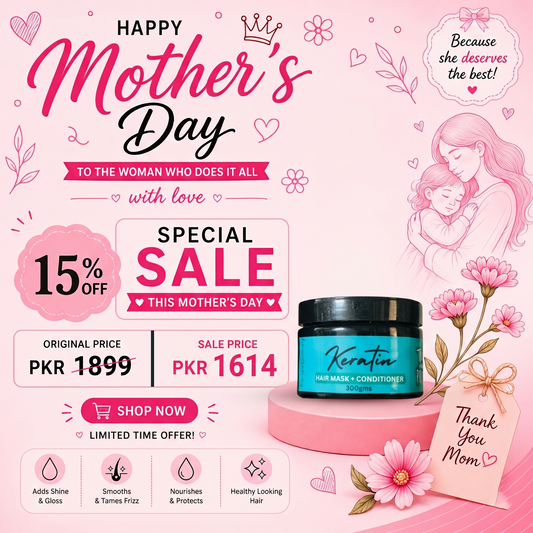 Keratin Hair Mask & Conditioner - 300gms