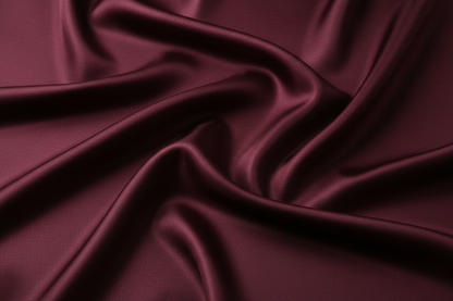 maroon silk
