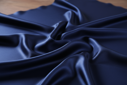 navy blue silk
