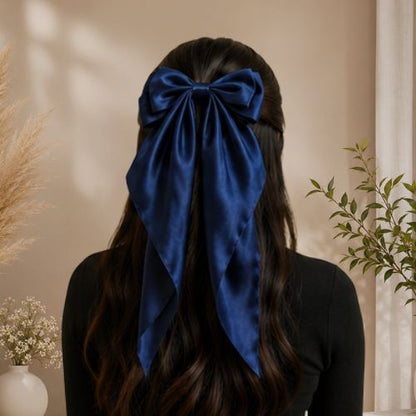 Silk hair bows