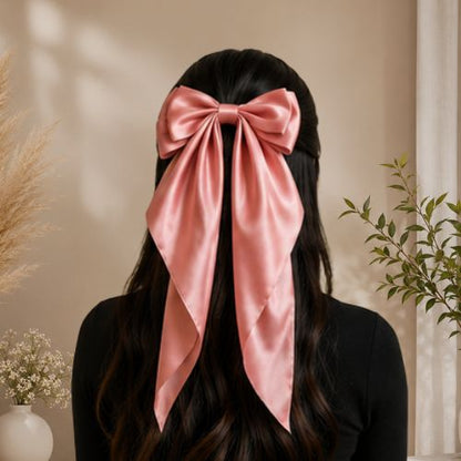 Silk hair bows