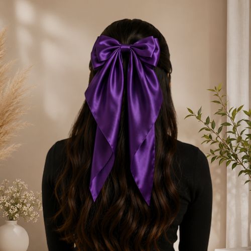 Silk hair bows