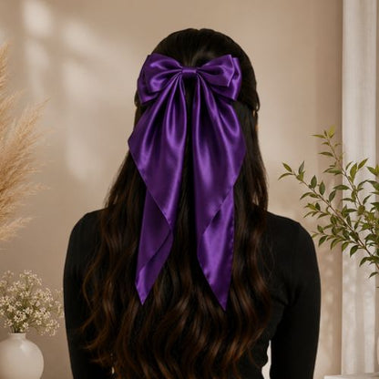 Silk hair bows