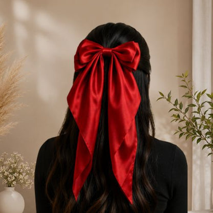 Silk hair bows