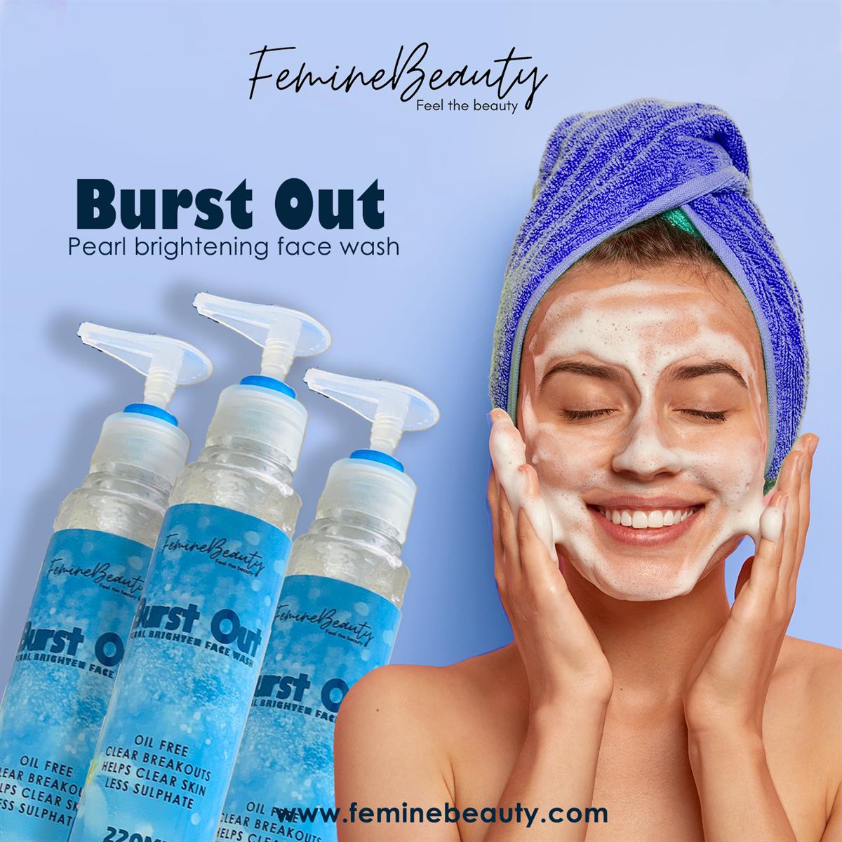 Burst Out (Brighten Pearl Facewash)