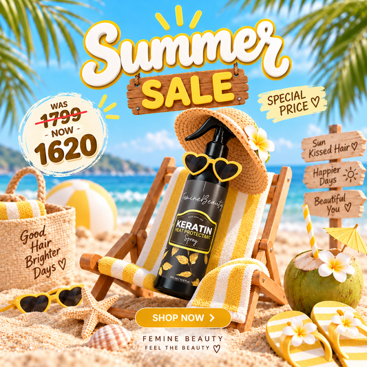 Keratin Heat Protectant (For Exrta Dry & Brittle Hairs)