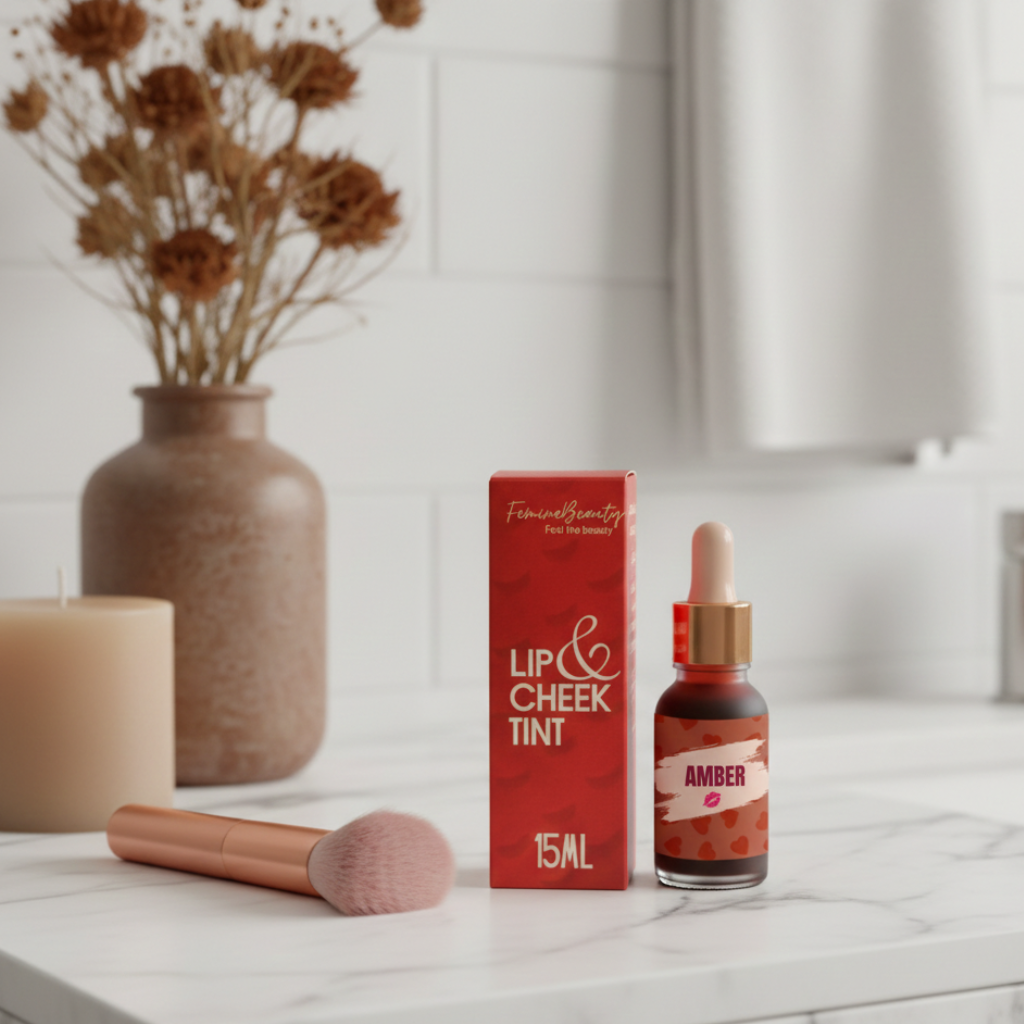 Femine lip and cheek tint (AMBER)