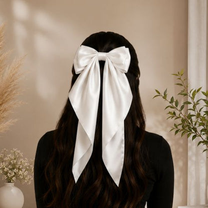 Silk hair bows